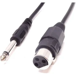 MICROFONO DINAMICO WG-535 B NERO UNIDIREZIONALE PROFESSIONALE CON CAVO CW519