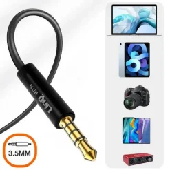 MICROFONO LAVALIER CON CLIP COLLETTO BAVERO 360° SMARTPHONE JACK DA 3,5MM M7779