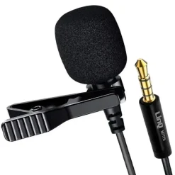 MICROFONO LAVALIER CON CLIP COLLETTO BAVERO 360° SMARTPHONE JACK DA 3,5MM M7779