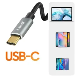 MICROFONO LAVALIER USB-C SUONO OMNIDIREZIONALE A 360° CON CAVO 3 METRI TPC3540M
