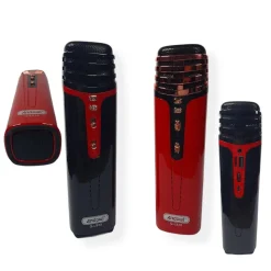 MICROFONO PER KARAOKE WIRELESS SENZA FILI ALTOPARLANTE BLUETOOTH FM RADIO Q-L838