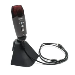 MICROFONO PROFESSIONALE A CONDENSATORE DA TAVOLO USB PER STUDIO PODCAST Q-MIC995