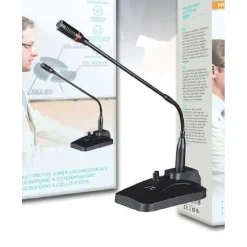 MICROFONO PROFESSIONALE PER CONFERENZE RIUNIONE TAVOLO MEETING SCRIVANIA TX-9764
