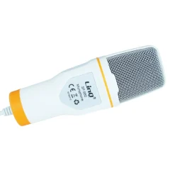 MICROFONO USB SUPPORTO TAVOLO SKYPE PC NOTEBOOK LAPTOP KARAOKE SKYPE LINQ