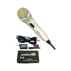 MICROFONO WIRELESS E CON CAVO FILO 2 IN 1 PER KARAOKE CANTARE 309