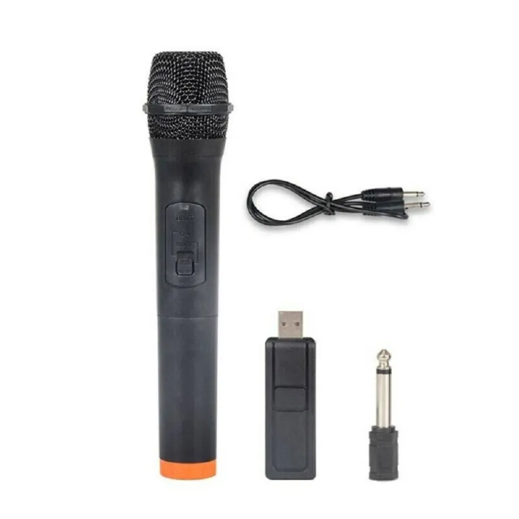 MICROFONO WIRELESS MK-V10 CON RICEVITORE USB PER KARAOKE CONFERENZE