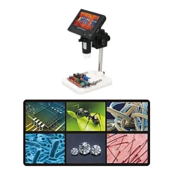 MICROSCOPIO ELETTRONICO DIGITALE USB INGRANDIMENTO ZOOM 1000X REGOLABILE 8 LED