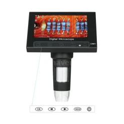 MICROSCOPIO ELETTRONICO DIGITALE USB INGRANDIMENTO ZOOM 1000X REGOLABILE 8 LED