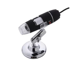 MICROSCOPIO USB DIGITALE 40X 1000X PC NOTEBOOK FOTO VIDEO 8 LED 2.0 MPX STAFFA