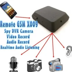 MICROSPIA VIDEO CAMERA CIMICE GSM SPIA AUDIO VIDEO AMBIENTALE MICRO-SD X009
