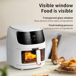 MIGLIOR FRIGGITRICE AD ARIA DA 8 LT 1350W DISPLAY CONTROL SMART FORNO VISIBILE