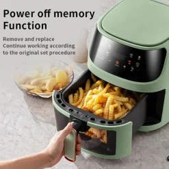 MIGLIOR FRIGGITRICE AD ARIA DA 8 LT 1350W DISPLAY CONTROL SMART FORNO VISIBILE