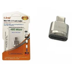 MINI ADATTATORE LETTORE SCHEDE OTG MICRO SD TF + TYPE-C VELOCITÀ 480MBPS TPC3032