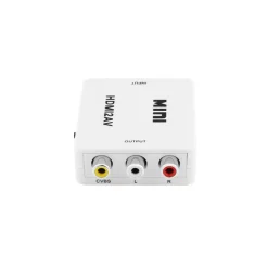 MINI ADATTATORE VIDEO DIGITALE HDMI A AV RCA CONVERTITORE DIGITALE ANALOGICO