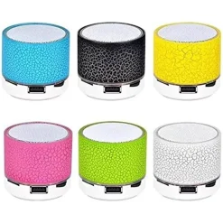 MINI ALTOPARLANTE BLUETOOTH CON LUCE LED USB BOMBONIERE REGALO PER ADULTI BAMBINI