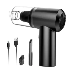 MINI ASPIRAPOLVERE PORTATILE RICARICABILE USB ASPIRATORE E SOFFIATORE 2IN1 150W