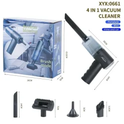 MINI ASPIRAPOLVERE SOFFIATORE PROFESSIONALE PORTATILE 4 IN 1 PER CASA AUTO RICARICA USB