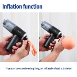 MINI ASPIRAPOLVERE SOFFIATORE PROFESSIONALE PORTATILE 4 IN 1 PER CASA AUTO RICARICA USB