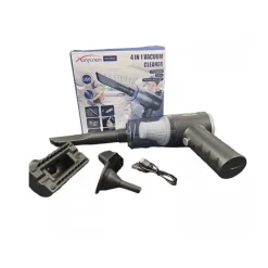 MINI ASPIRAPOLVERE SOFFIATORE PROFESSIONALE PORTATILE 4 IN 1 PER CASA AUTO RICARICA USB