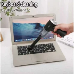 MINI ASPIRAPOLVERE SOFFIATORE PROFESSIONALE PORTATILE 4 IN 1 PER CASA AUTO RICARICA USB