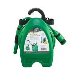 MINI AVVOLGITUBO DA 10 METRI IRRIGATORE GIARDINO TUBO ACQUA COMPATTO AVVOLGITORE