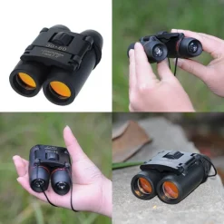 MINI BINOCOLO CANNOCCHIALE ZOOM 30 x 60 VISIONE DIURNA E NOTTURNA PIEGHEVOLE