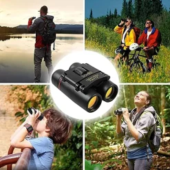 MINI BINOCOLO CANNOCCHIALE ZOOM 30 x 60 VISIONE DIURNA E NOTTURNA PIEGHEVOLE