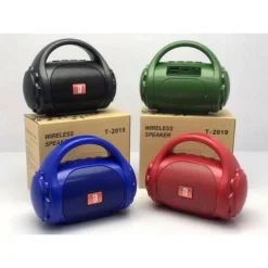 MINI CASSA PORTATILE SPEAKER T-2019 WIRELESS BLUETOOTH AUDIO POTENTE AMPLIFICATA
