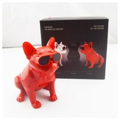 MINI CASSA SPEAKER BLUETOOTH 4.2 TWS BULLDOG FRANCESE USB STEREO WIRELESS