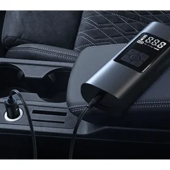 MINI COMPRESSORE AD ARIA PORTATILE GONFIATORE RICARICABILE DISPLAY LED AUTO