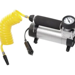 MINI COMPRESSORE AD ARIA PORTATILE PER AUTO MOTO BICI 12V METALLO