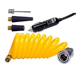 MINI COMPRESSORE ARIA PORTATILE 12V GOMME AUTO MOTO BICI GONFIATORE GONFIABILI