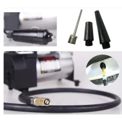 MINI COMPRESSORE PORTATILE 12V 150PSI AUTO MOTO SCOOTER BICI MANOMETRO 10BAR