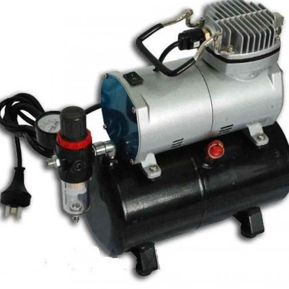 MINI COMPRESSORE PORTATILE PER AEROGRAFO AEREOPENNA 1/5HP SERBATOIO 3 LT.