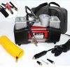 MINI COMPRESSORE PORTATILE 12 VOLT A DOPPIO CILINDRO PER AUTO MOTO + MANOMETRO