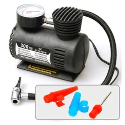 MINI COMPRESSORE PORTATILE CANOTTI AUTO SALVAGENTI 12V PER AUTO BICI MOTO