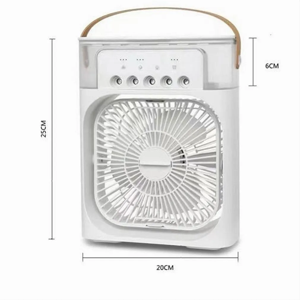 MINI CONDIZIONATORE RAFFREDDATORE D'ARIA PICCOLO PORTATILE UMIDIFICATORE NERO