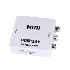 MINI CONVERTITORE ADATTATORE VIDEO AUDIO DA HDMI AV RCA HDMI2AV 1080P