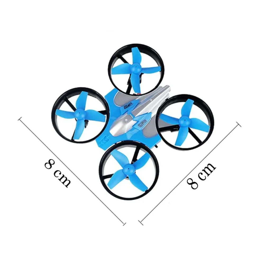 MINI DRONE QUADRICOTTERO TELECOMANDATO CON DITA MANO LUCI LED RGB GIOCO BAMBINI