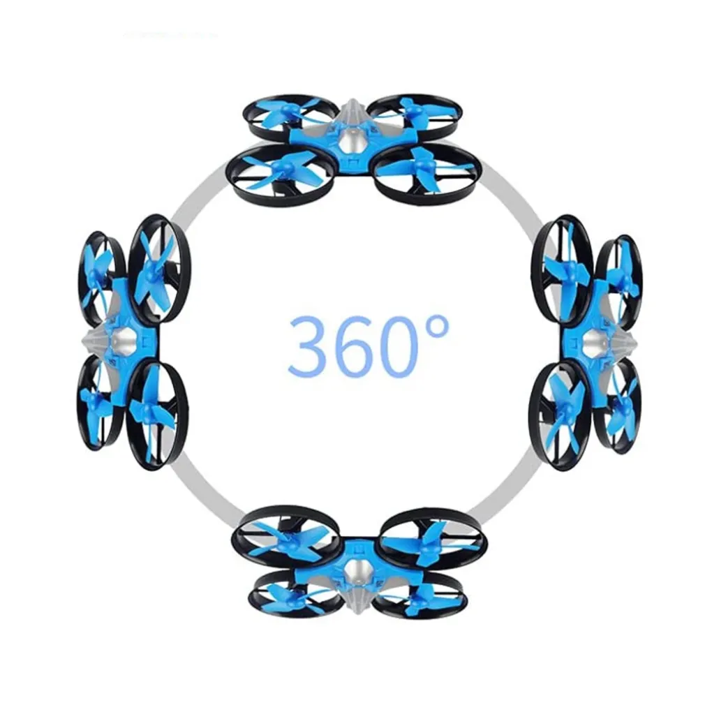 MINI DRONE QUADRICOTTERO TELECOMANDATO CON DITA MANO LUCI LED RGB GIOCO BAMBINI