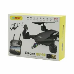 MINI DRONE QUADRICOTTERO PIEGHEVOLE CON TELECAMERA 4K TELECOMANDO WIFI 2,4G Q718