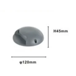 MINI FARETTO SEGNAPASSO LED 4 WATT ROTONDO GRIGIO 440LM LUCE NATURALE 4000K 33627