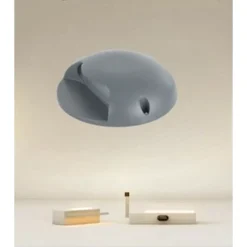 MINI FARETTO SEGNAPASSO LED 4 WATT ROTONDO GRIGIO 440LM LUCE NATURALE 4000K 33627