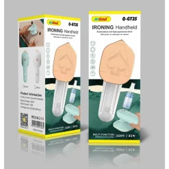 MINI FERRO DA STIRO PORTATILE 32 W 220V MULTIFUNZIONE VIAGGIO STIRATURA Q-GT35