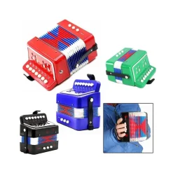 MINI FISARMONICA ORGANETTO STRUMENTO MUSICALE IDEA REGALO PER BAMBINI