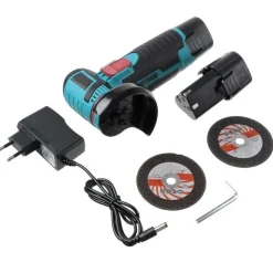 MINI FLEX SMERIGLIATRICE A DOPPIA BATTERIA LITIO 12V 1.5AH 76MM 19500RPM