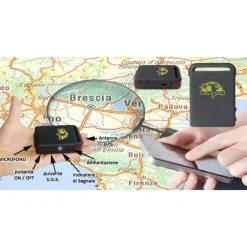 MINI LOCALIZZATORE TK102B SATELLITARE GPRS GPS GSM ANTIFURTO TRACKER AUTO TF