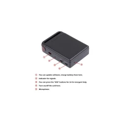 MINI LOCALIZZATORE TK102B SATELLITARE GPRS GPS GSM ANTIFURTO TRACKER AUTO TF