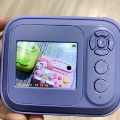 MINI MACCHINA FOTOGRAFICA PORTATILE DESIGN UNICORNO MULTIFUNZIONALE A BATTERIA PER BAMBINI