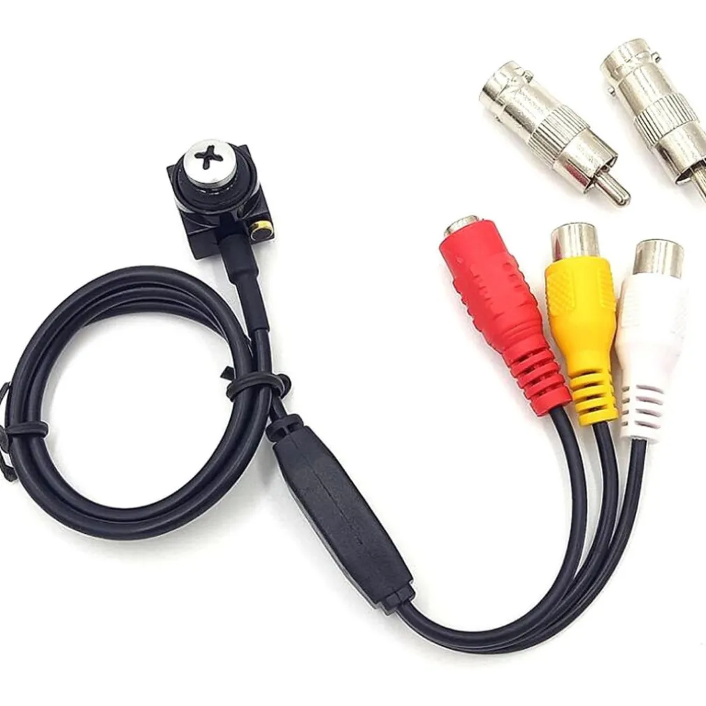 MINI MICRO TELECAMERA CAMERA CAM SPIA SPY A COLORI AUDIO CON MICROFONO VITE